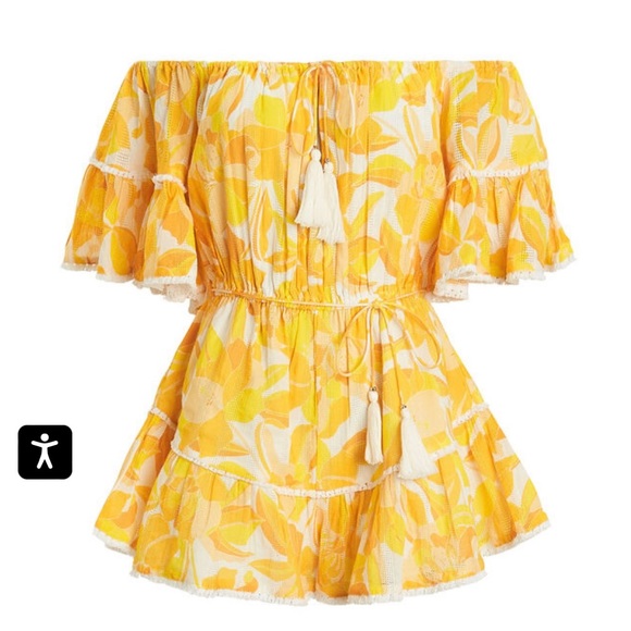 Significant Other Isla Yellow Romper, Size 4 - Picture 1 of 10